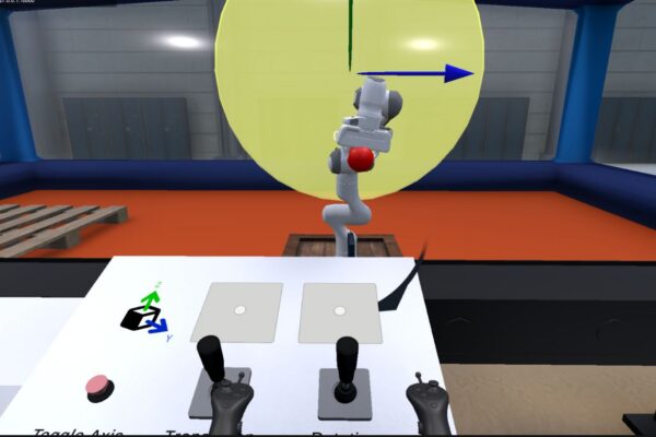 VR Training for Collaborative Robots TestBed